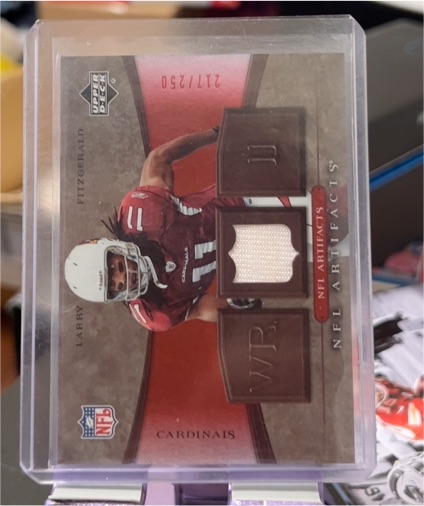 2007 Upper Deck NFL Artifacts #217 Larry Fitzgerald — front