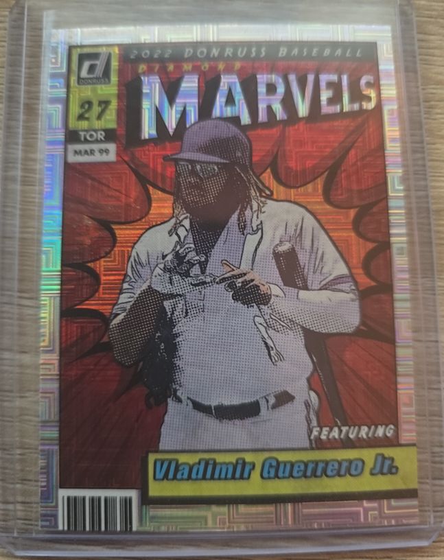 2022 Donruss Marvels #M-7 Vladimir Guerrero Jr. — front