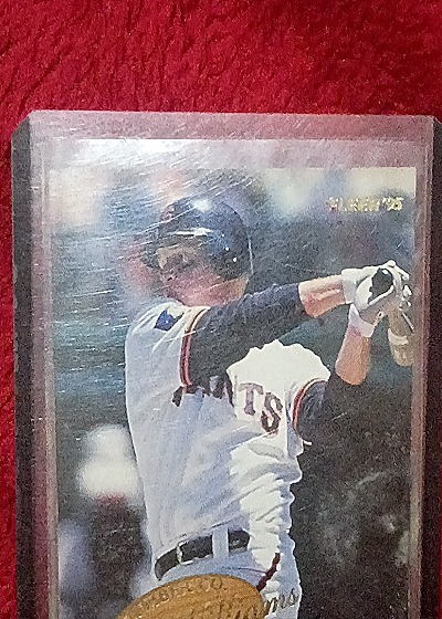 1991 Topps #1 Barry Larkin — front