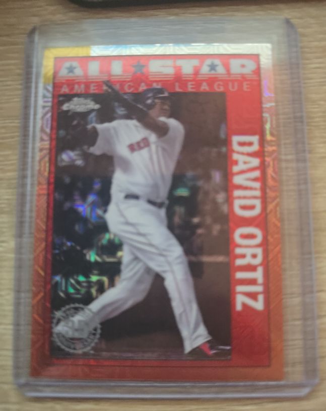 2025 Topps Series 2 1990 Chrome Mojo ALL-STAR #90ASC-7 David Ortiz — front
