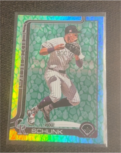 2025 Topps Series 1 #196 Aaron Schunk — front