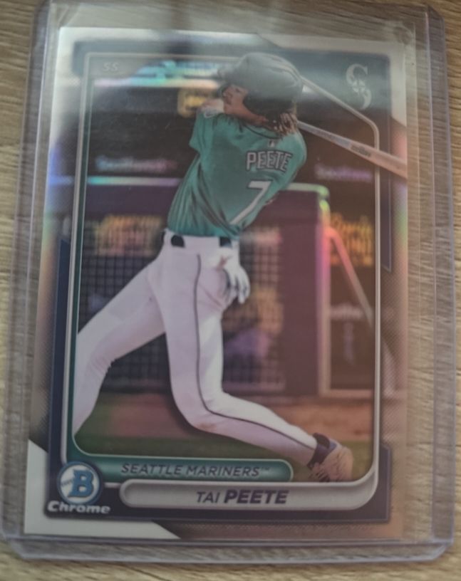 2024 Bowman Draft Chrome #BDC-194 Tai Peete — front