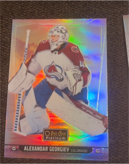 2024-25 O-Pee-Chee Platinum Alexandar Georgiev — front