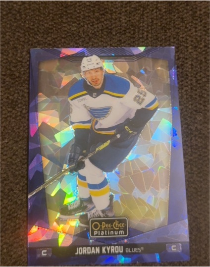 2024-25 O-Pee-Chee Platinum #148 Jordan Kyrou — front