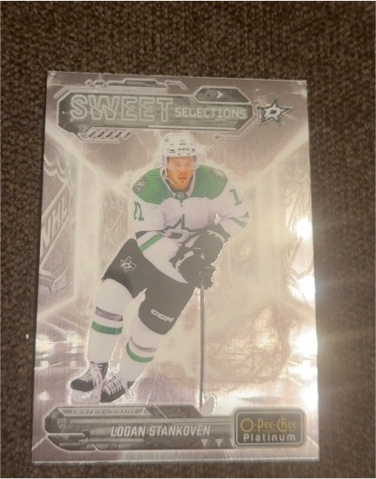 2024-25 O-Pee-Chee Platinum #SS-10 Logan Stankoven Sweet Selections — front