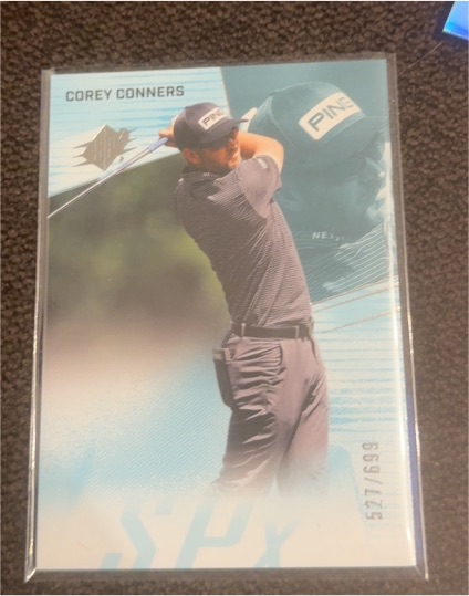2024 Upper Deck Portfolio SPx #SPX29 Corey Conners /699 — front