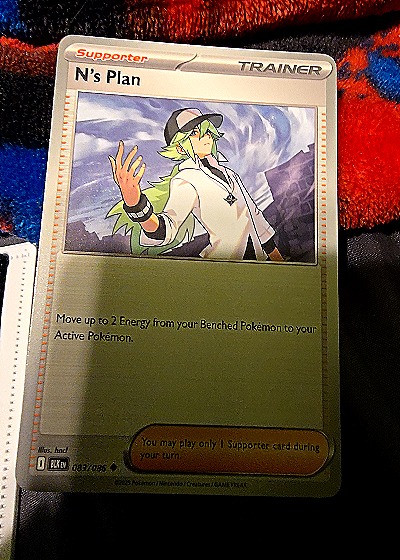 2023 Pokémon Scarlet & Violet Black Bolt #083 N's Plan — front