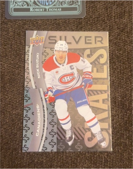 2024-25 Upper Deck Extended Series Silver Skates #SS-6 Nick Suzuki — front