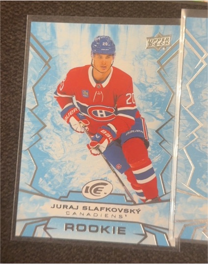 2022-23 Upper Deck Ice #143 Juraj Slafkovsky Rookie — front