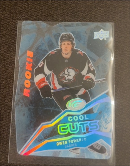 2022-23 Upper Deck Ice #CC-34 Owen Power Cool Cuts Rookie — front