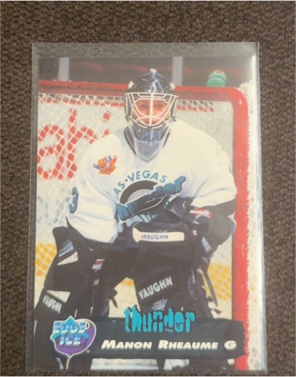 1994 Fleer Pro Ice Manon Rheaume #G — front
