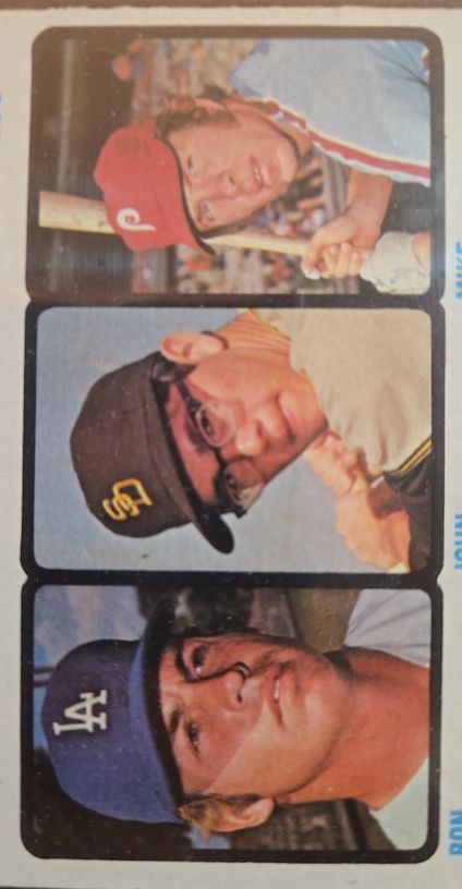 1973 Topps #615 Ron Cey / Mike Schmidt / Steve Hilton Rookie 3rd Basemen — front