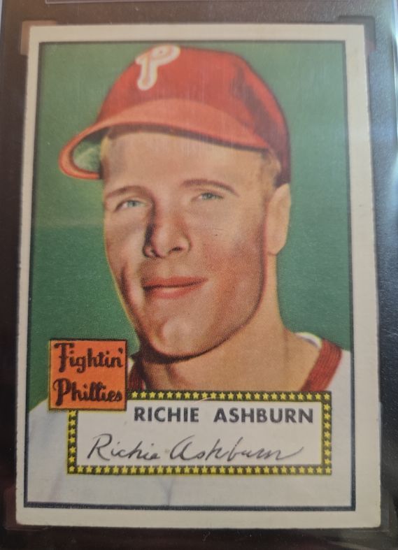 1952 Topps #216 Richie Ashburn — front