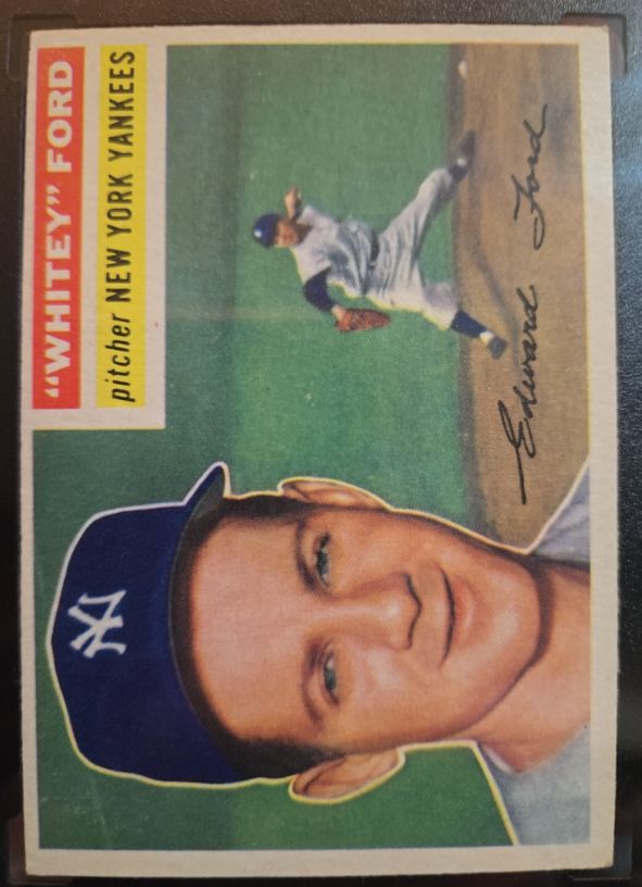 1956 Topps #240 Whitey Ford — front