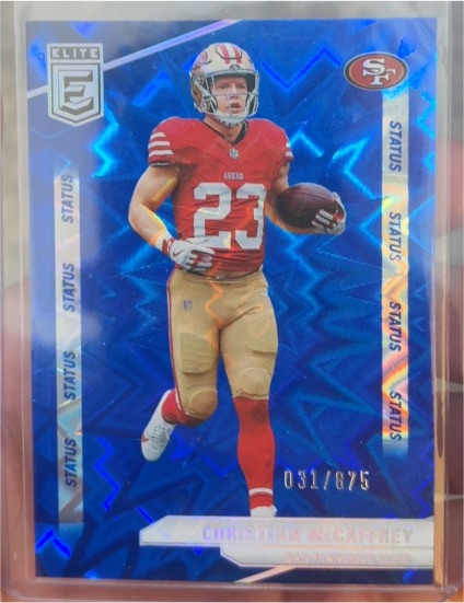 2024 Panini Elite Status Explosion #23 Christian McCaffrey — front