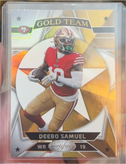2023 Panini Certified #GT-15 Deebo Samuel Gold Team — front