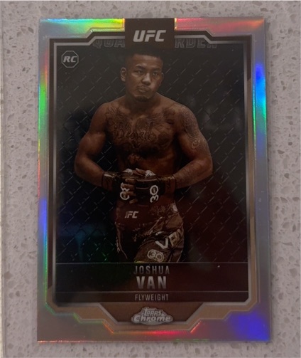 2025 Topps Chrome UFC #136 Joshua Van — front