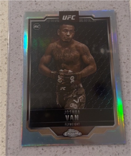 2025 Topps Chrome UFC #136 Joshua Van — front