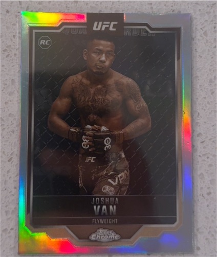 2025 Topps Chrome UFC #136 Joshua Van — front