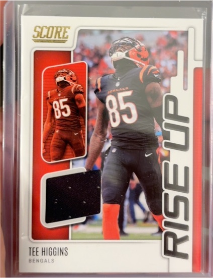 2022 Panini Score #RU7 Tee Higgins — front