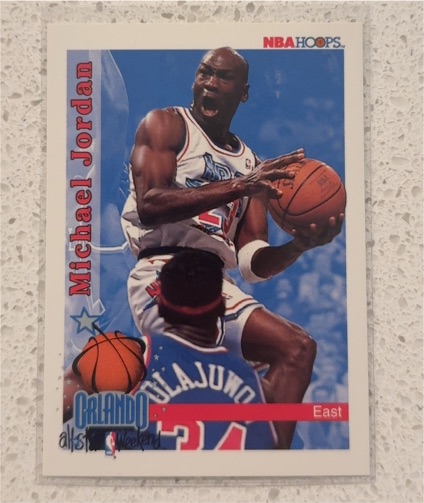 1992 NBA Hoops #298 Michael Jordan — front