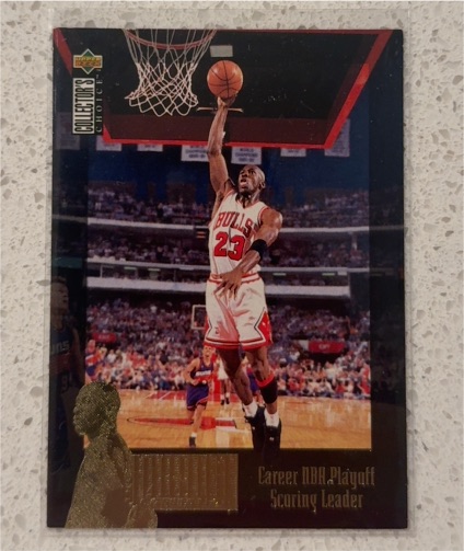 1995-96 Upper Deck Collector's Choice #JC11 Michael Jordan — front