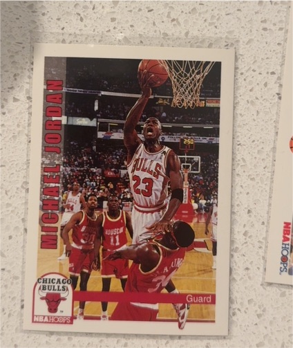 1992-93 NBA Hoops #30 Michael Jordan — front