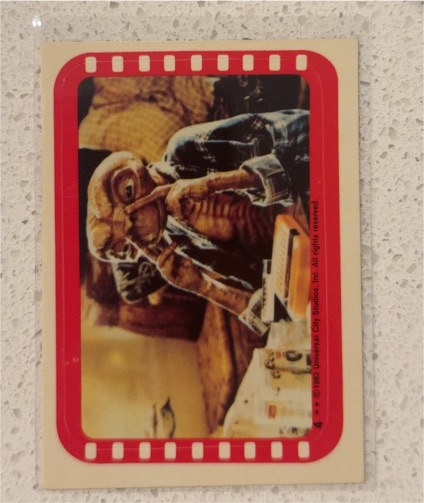 1982 Topps E.T. The Extra Terrestrial Sticker #4 — front