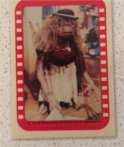 1982 Topps E.T. The Extra-Terrestrial Sticker #1 — front