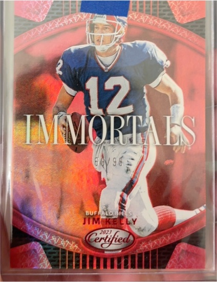 2023 Panini Certified Football #I-9 Jim Kelly — front