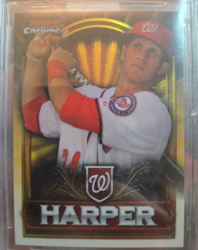 2011 Bowman Chrome Retail Exclusive #BCE1 Bryce Harper — front