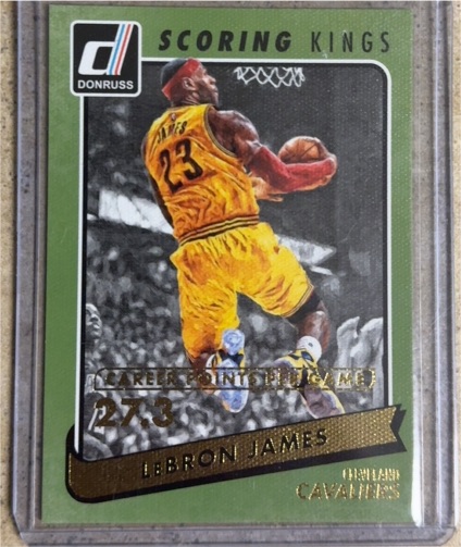 2015-16 Donruss Scoring Kings #27 LeBron James — front