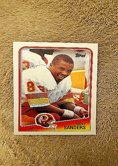 1988 Topps #14 Ricky Sanders — front