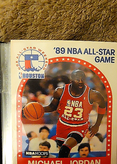 1989-90 NBA Hoops #21 Michael Jordan All-Star — front