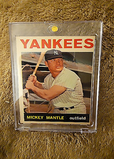 1964 Topps #50 Mickey Mantle — front