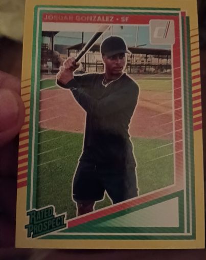 2025 Donruss #178 Josuar Gonzalez — front