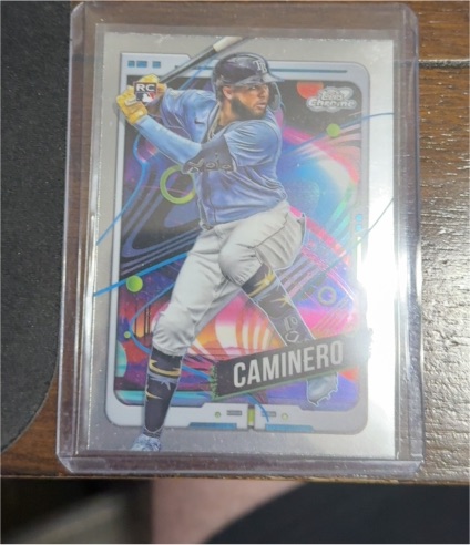 2024 Topps Cosmic Chrome #1 Junior Caminero — front