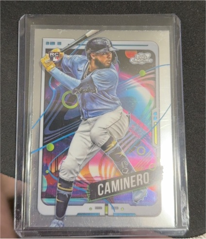 2024 Topps Chrome Cosmic #1 Junior Caminero — front