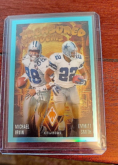 2024 Panini Phoenix Treasured Tandems #TT-DAL Michael Irvin / Emmitt Smith — front