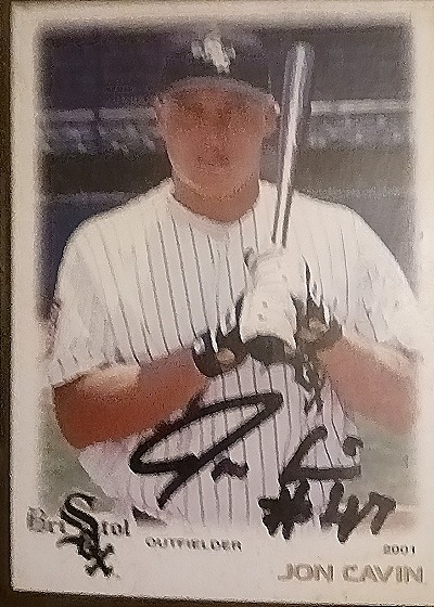 2001 Bowman Jon Cavin — front