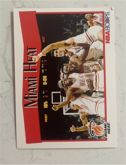 1991-92 Hoops #287 Miami Heat — front