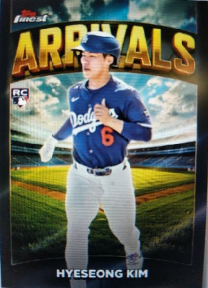 2024 Topps Finest Arrivals #A-6 Hyeseong Kim — front