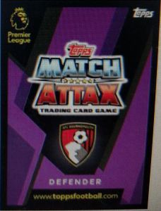 2019 Topps Match Attax #Defender Bournemouth — front