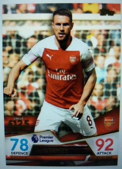 2023-24 Topps Premier League #10 Aaron Ramsey — front