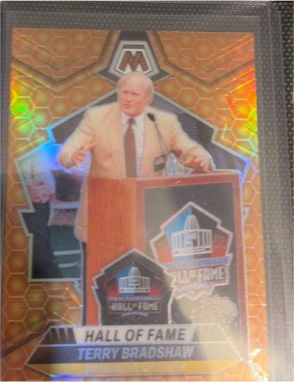 2024 Panini Mosaic #296 Terry Bradshaw Hall of Fame — front