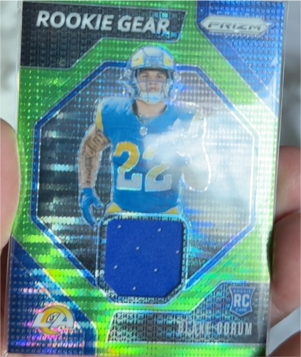 2024 Panini Prizm Rookie Gear #RG-BCM Blake Corum — front