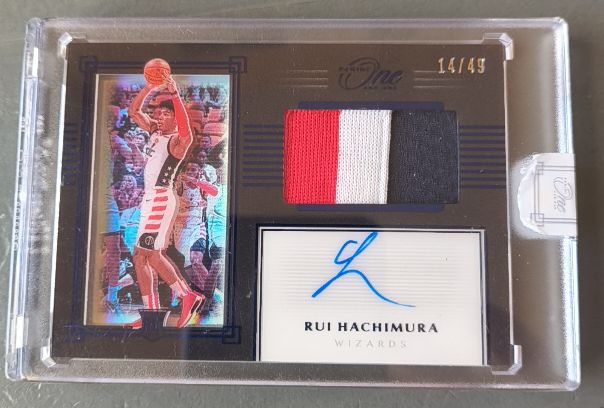 2019-20 Panini One and One #14/49 Rui Hachimura — front