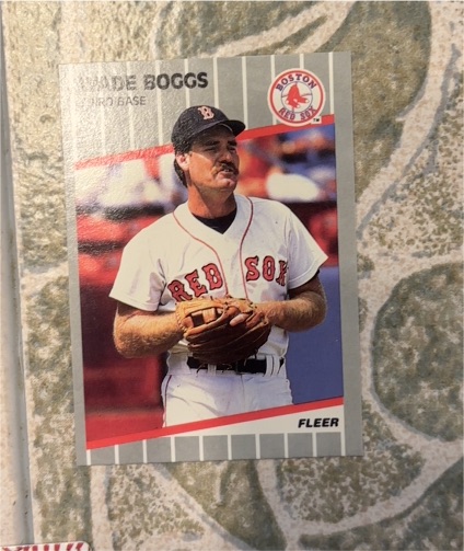 1989 Fleer #81 Wade Boggs — front