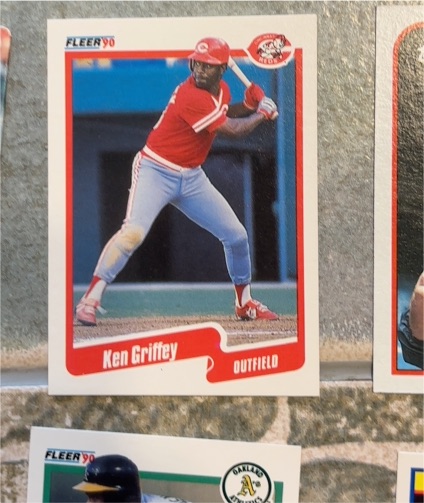 1990 Fleer #420 Ken Griffey — front