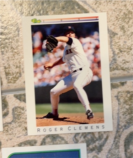 1992 Classic #T26 Roger Clemens Boston Red Sox — front